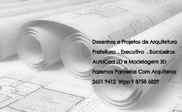 Projetos e desenhos de autocad - cadistas